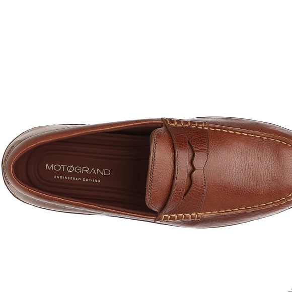 Leather Penny Loafer Slipon 